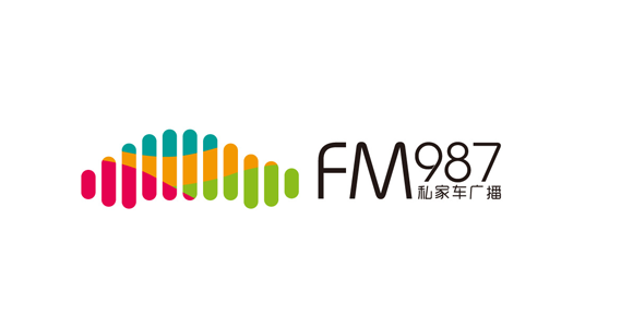 fm987都市生活广播新标志设计者宋洋