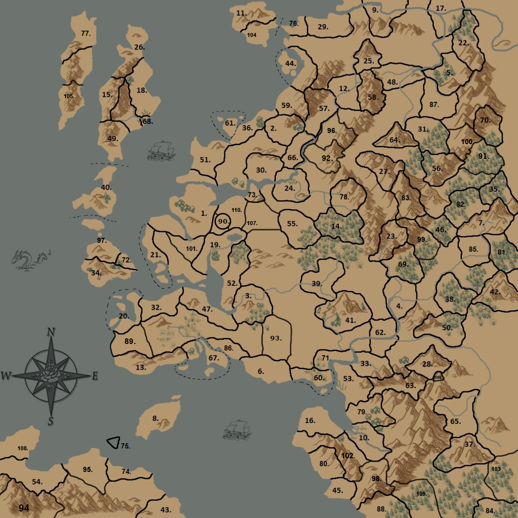 NationStates Dispatch Map of Albion