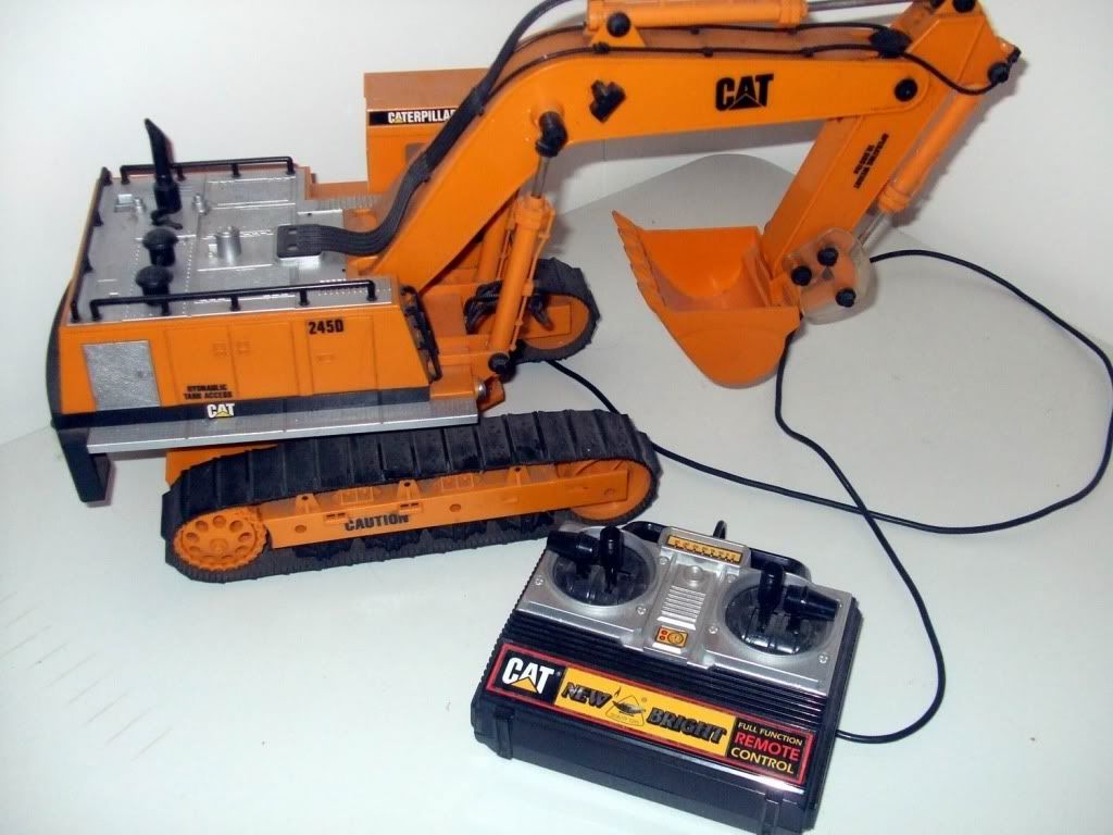 Scale 1/10 Remote Controlled C 245D CAT Excavator lights FREE SHIPPING eBay