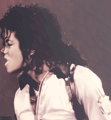 MJ pouting. That's all.