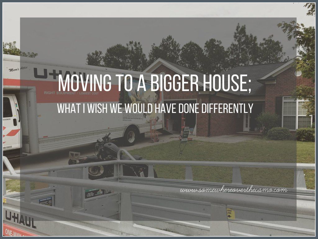 Moving to a bigger house