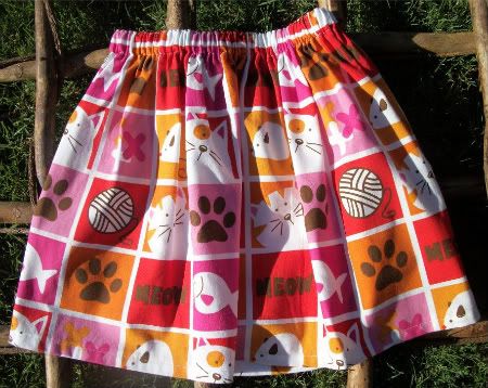 Meow skirt - size 5
