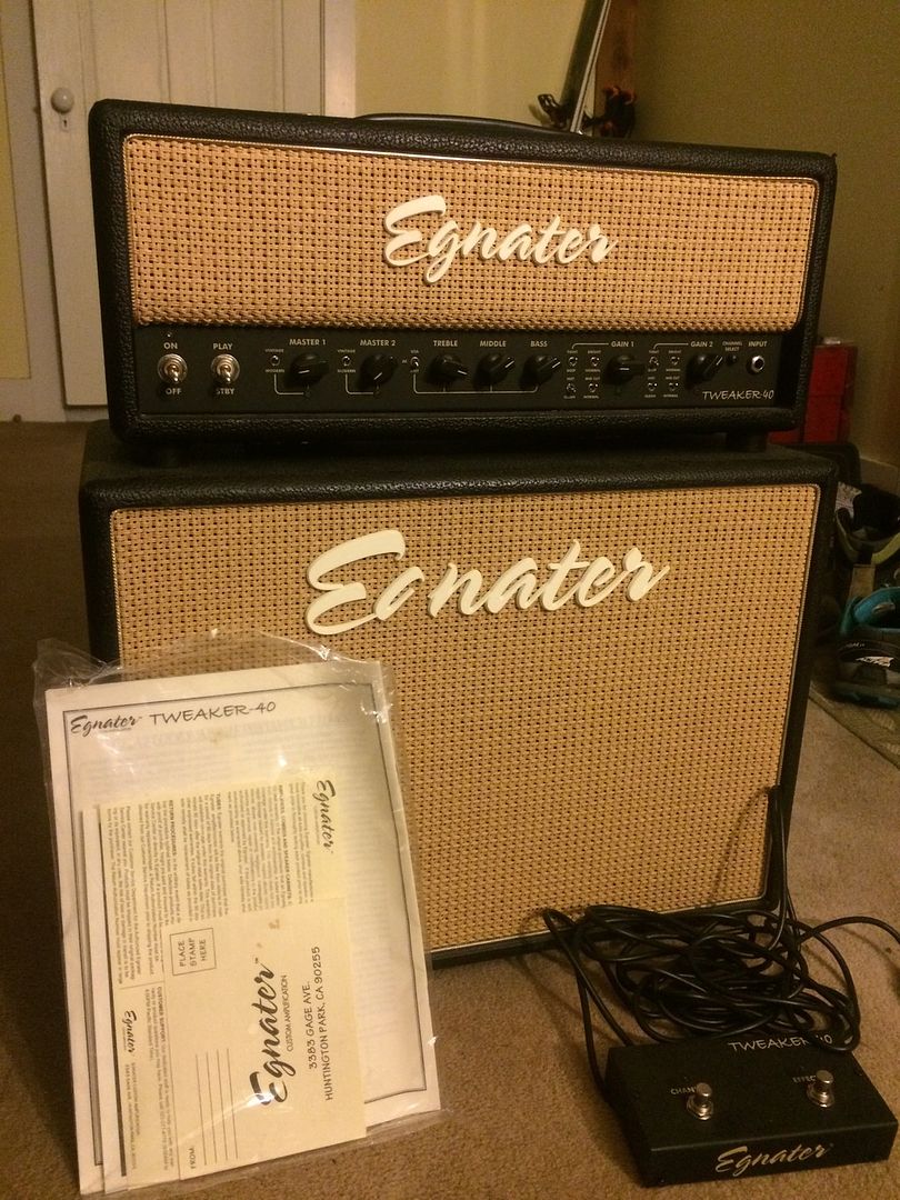 Sold Egnater Tweaker 40 And Tweaker 112x 1x12 Cab The Gear Page