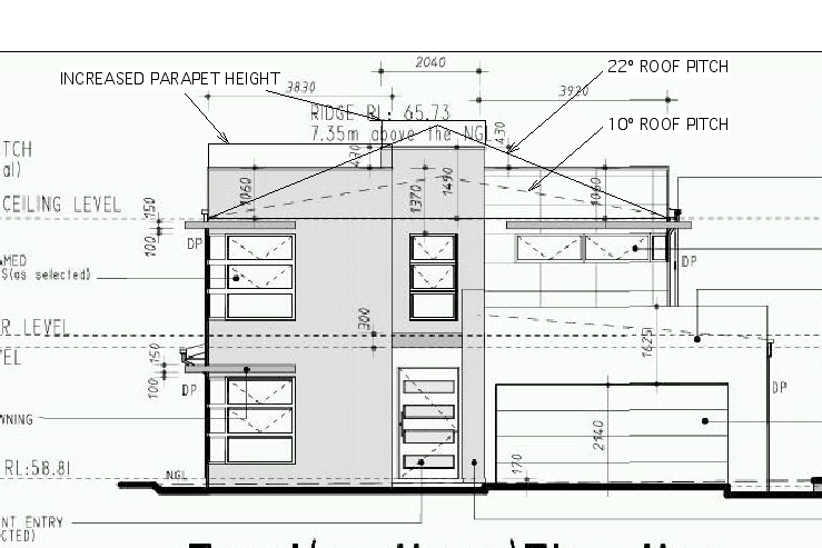 Help, developer wants to increase our pitch roof and parapet