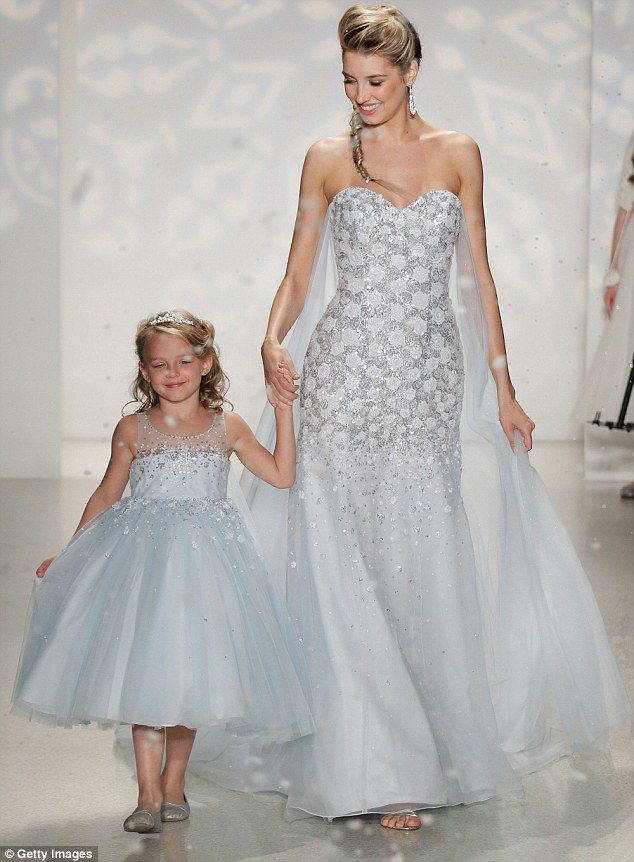 Alfred Angelo For Disney Unveils Its Queen Elsa Inspired Wedding Dress