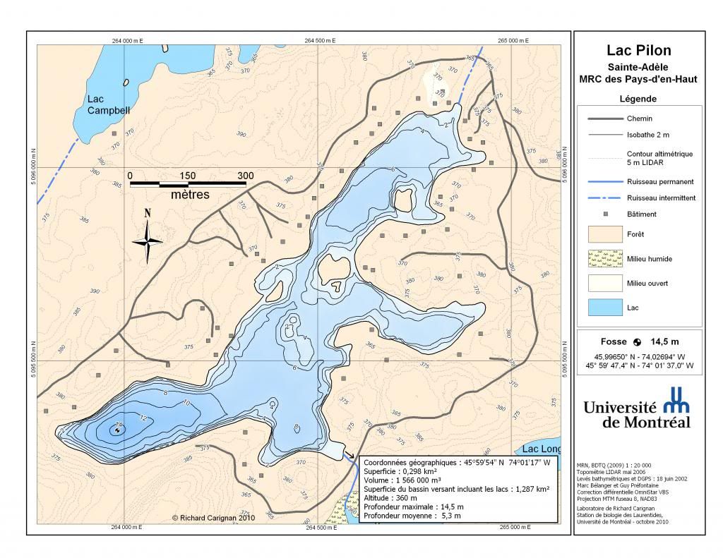 Lac Pilon Espece Poisson Le parloir QuébecPêche