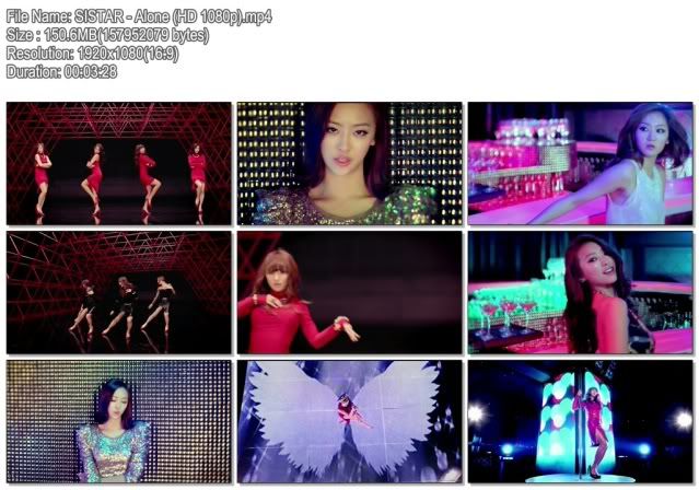 [MV] SISTAR - Alone (Youtube 1080p)