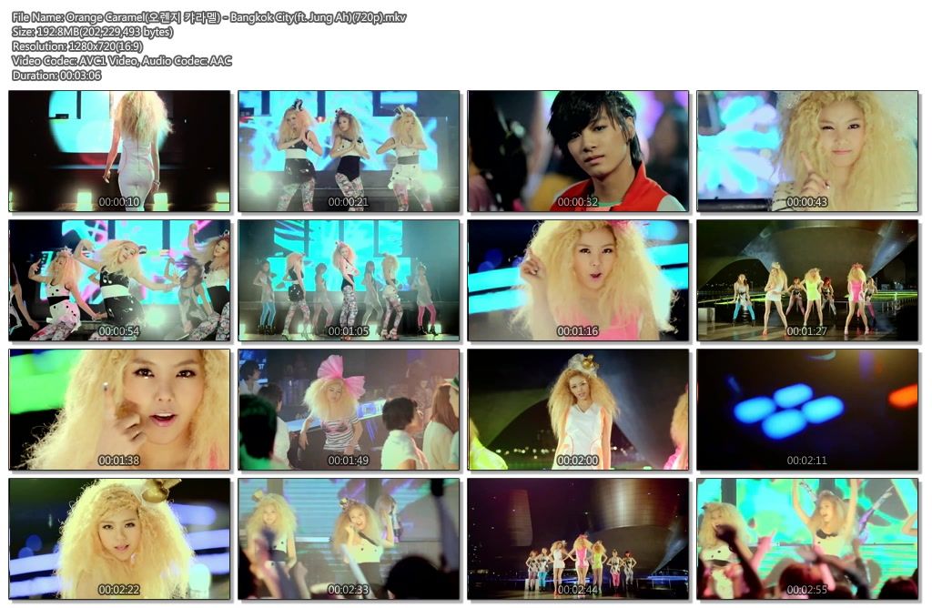 download orange caramel bangkok city mv