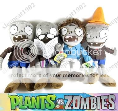 Zombies Plants Vs Zombies Stuffed Plush Soft Toy  