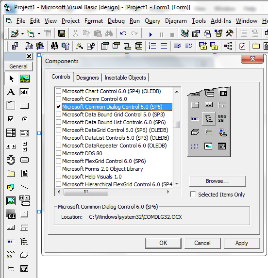 Windows common controls 6 0 saveinstrukciya