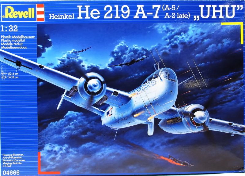 Revell 04666 Heinkel He 219 A 7 UHU 1 32 Scale Aircraft Kit