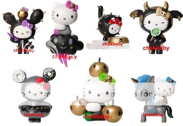 Hong Kong 7 11 X Sanrio Hello Kitty x Tokidoki Black Golden Edition 